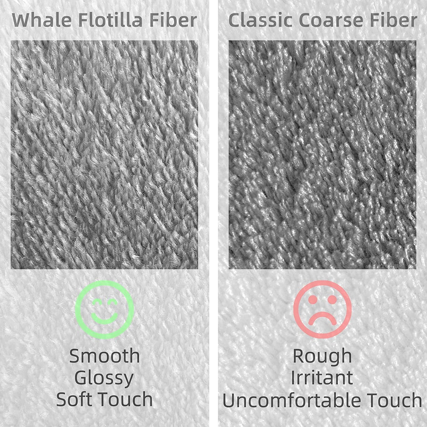 Whale Flotilla Flannel Fleece Twin Size(90x66 Inch) Lightweight Bed Blanket, Soft Velvet Bedspread Plush Fluffy Coverlet Palm Leaf Design Decorative Blanket for All Seasons, Silver Grey¡­